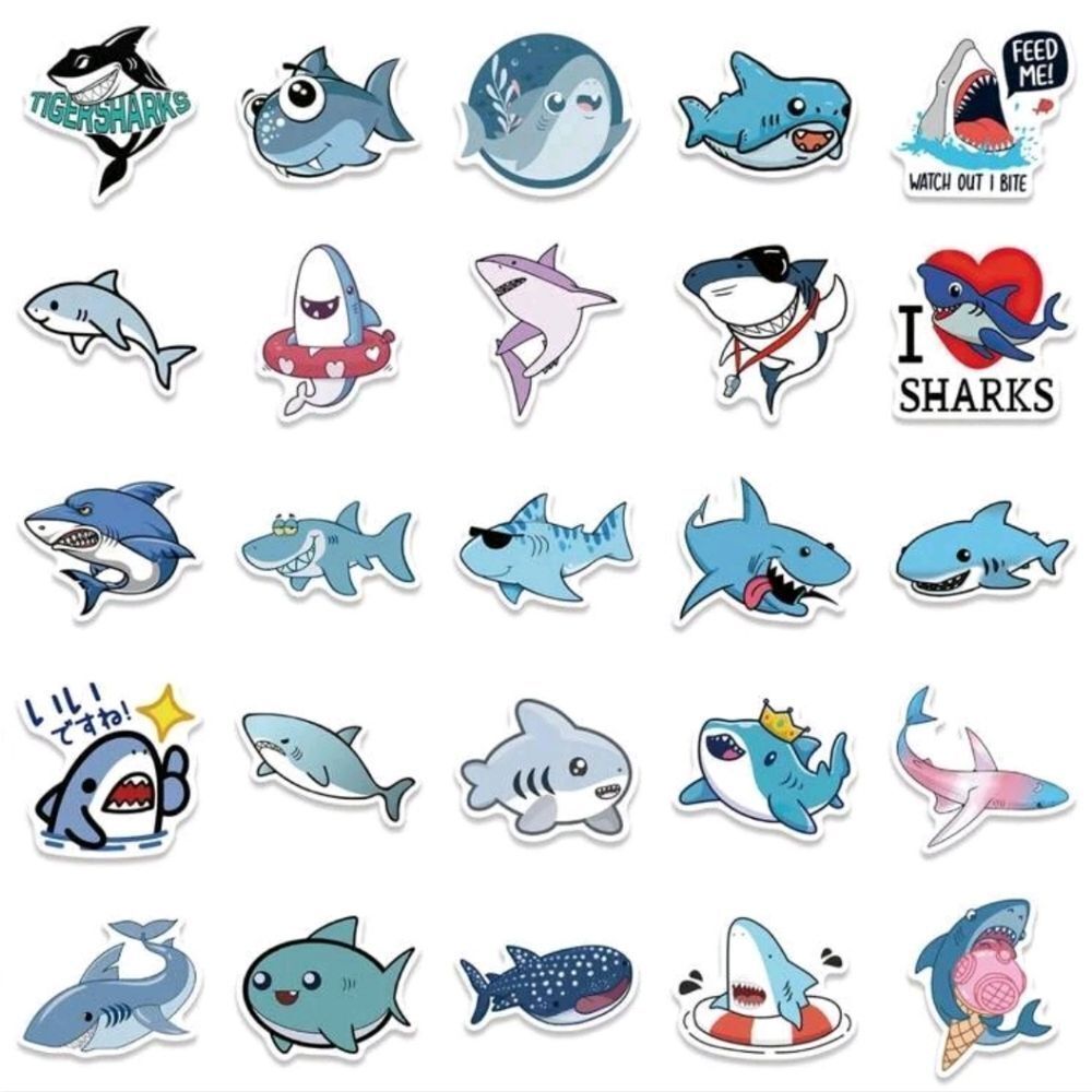 Assorted Shark 🦈 Stickers - Picture 2 of 7
